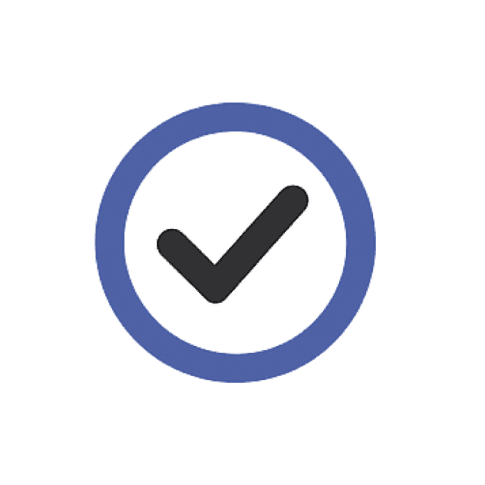 Check mark example for no side effects