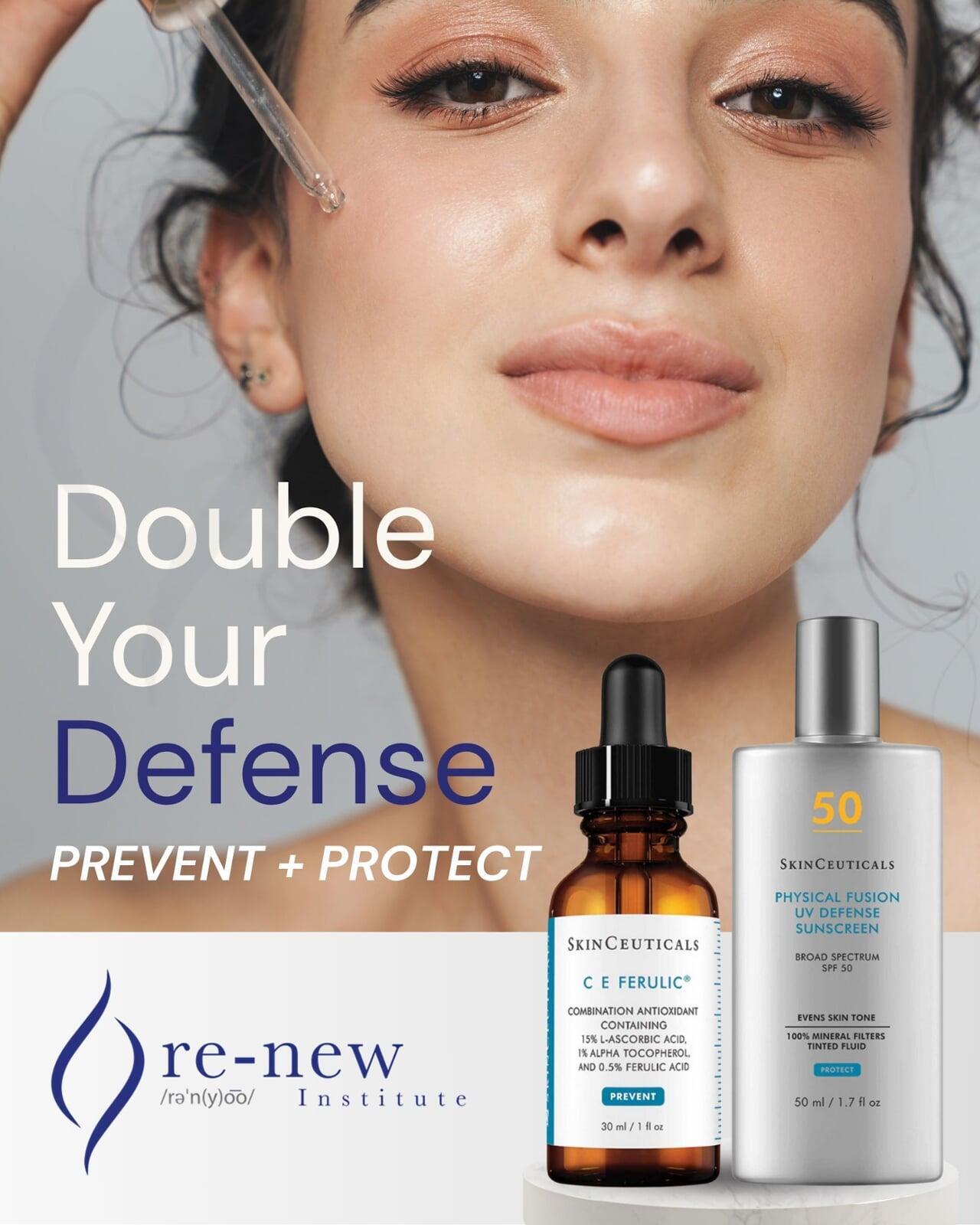 Young girl with SkinCeuticals Product